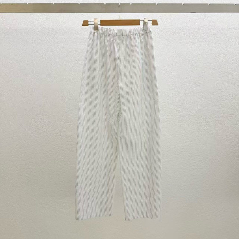 STATEMENT韓國直郵女士新品休閑人氣時尚26春夏休閑褲條紋STATEMENT休閑褲