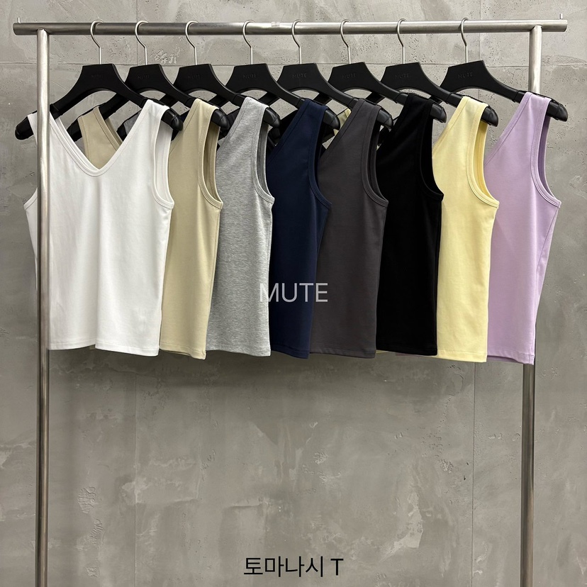 MUTE-P韓國代購女裝新款26春夏推薦人氣熱賣休閑吊帶背心MUTE吊帶/背心