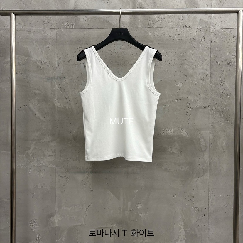 MUTE-P韓國代購女裝新款26春夏推薦人氣熱賣休閑吊帶背心MUTE吊帶/背心圖色1