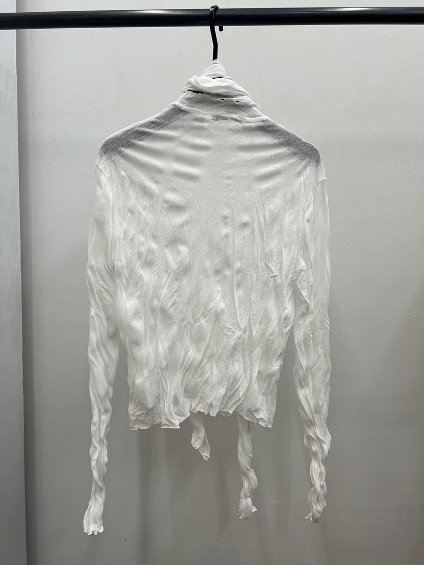 UNANSWERED-MYSTERY/FIFO韓國東大門直郵女士新款休閑襯衫蕾絲衫含脖帶UNANSWERED-MYSTERY/FIFO襯衫/蕾絲衫