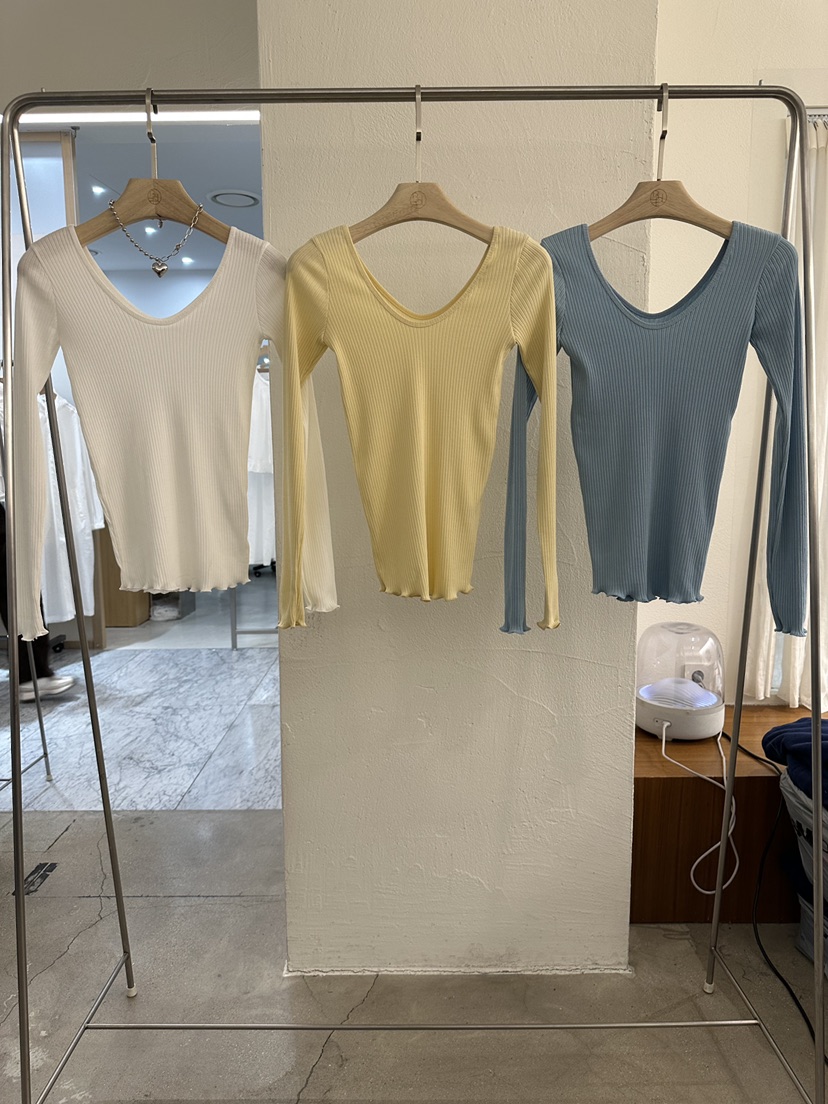 BPLAN韓國直郵女裝新品26春夏熱賣時尚職業推薦人氣長袖T恤BPLAN長袖T恤