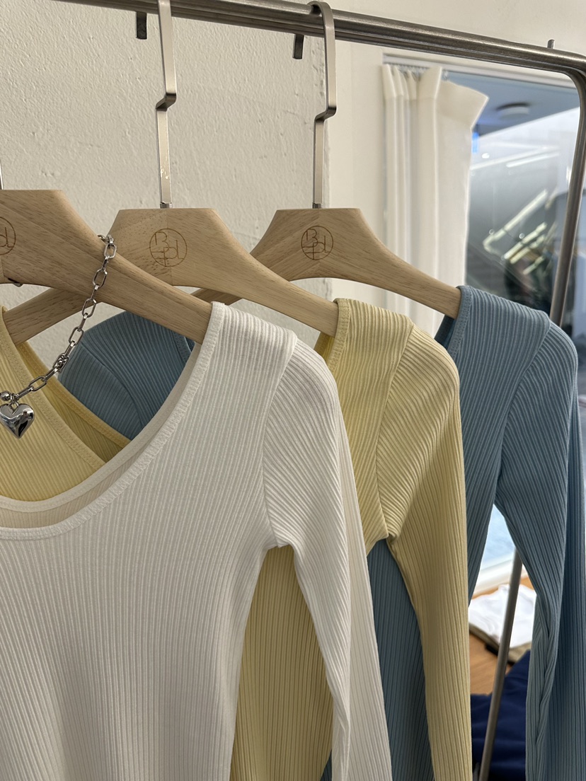 BPLAN韓國直郵女裝新品26春夏熱賣時尚職業推薦人氣長袖T恤BPLAN長袖T恤