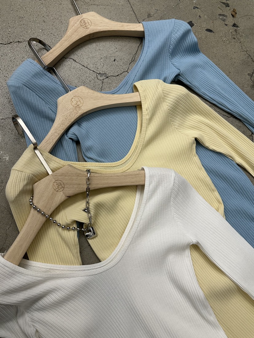 BPLAN韓國直郵女裝新品26春夏熱賣時尚職業推薦人氣長袖T恤BPLAN長袖T恤