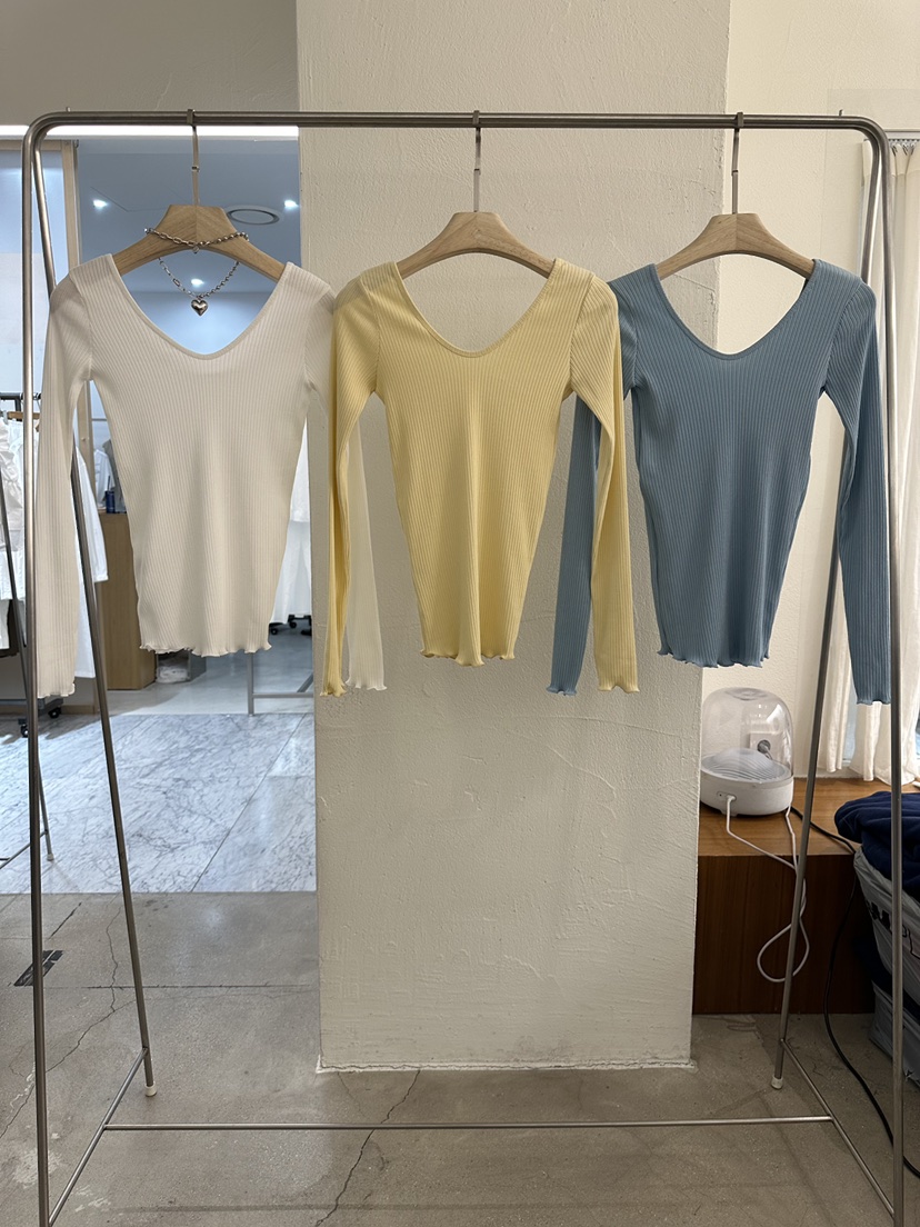 BPLAN韓國直郵女裝新品26春夏熱賣時尚職業推薦人氣長袖T恤BPLAN長袖T恤