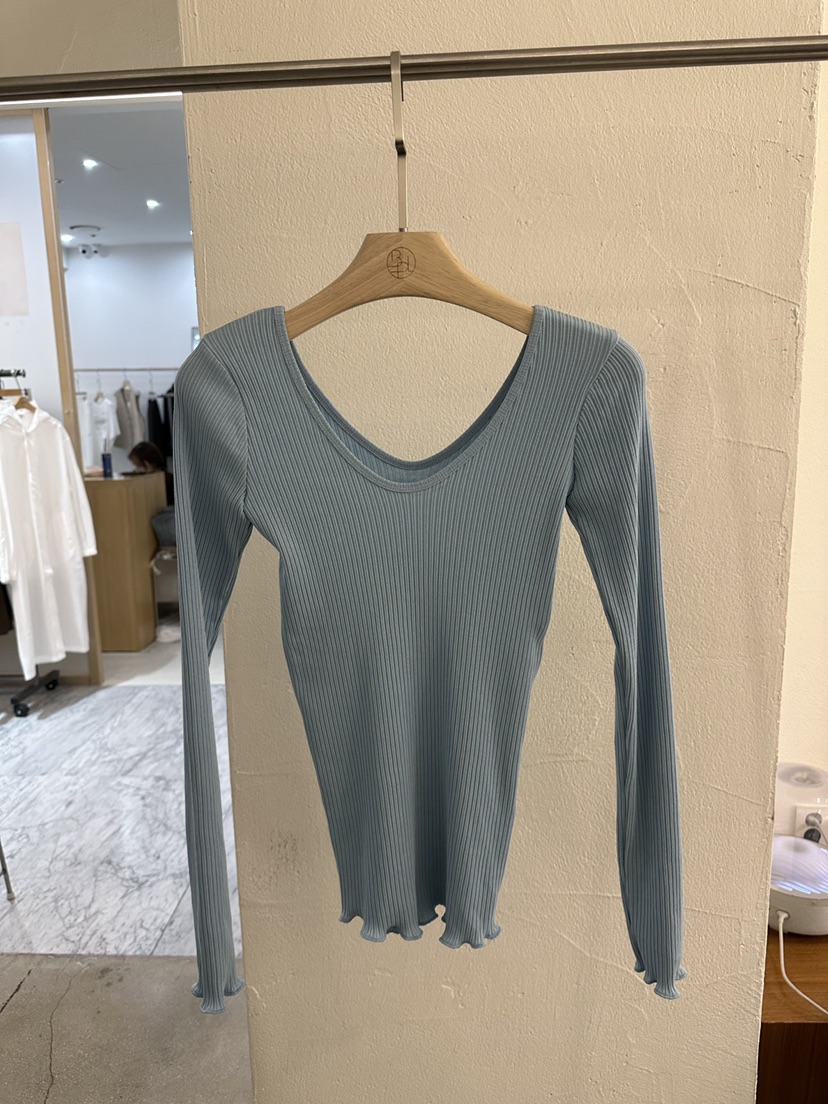 BPLAN韓國直郵女裝新品26春夏熱賣時尚職業推薦人氣長袖T恤BPLAN長袖T恤圖色1