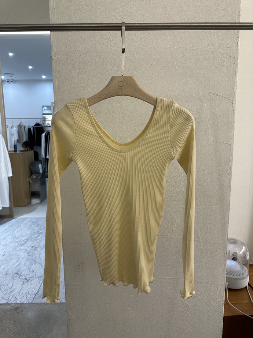 BPLAN韓國直郵女裝新品26春夏熱賣時尚職業推薦人氣長袖T恤BPLAN長袖T恤圖色2