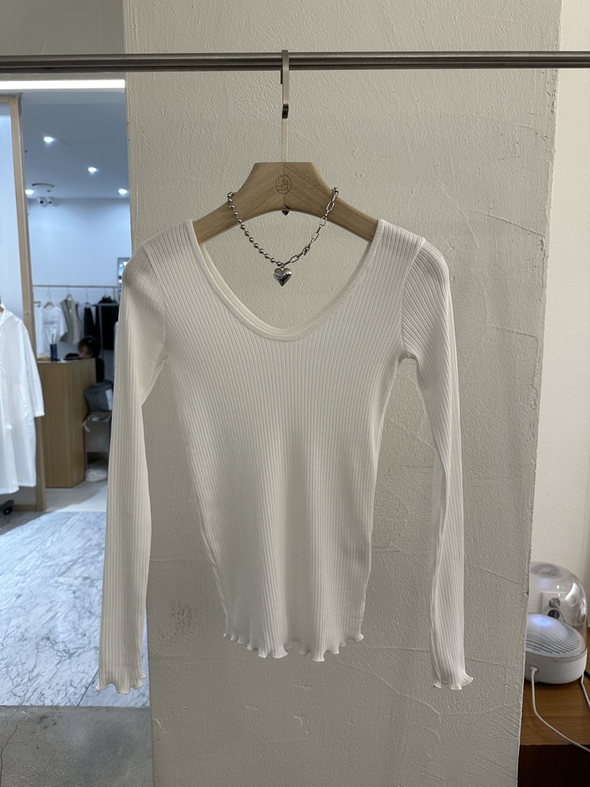 BPLAN韓國直郵女裝新品26春夏熱賣時尚職業推薦人氣長袖T恤BPLAN長袖T恤圖色3