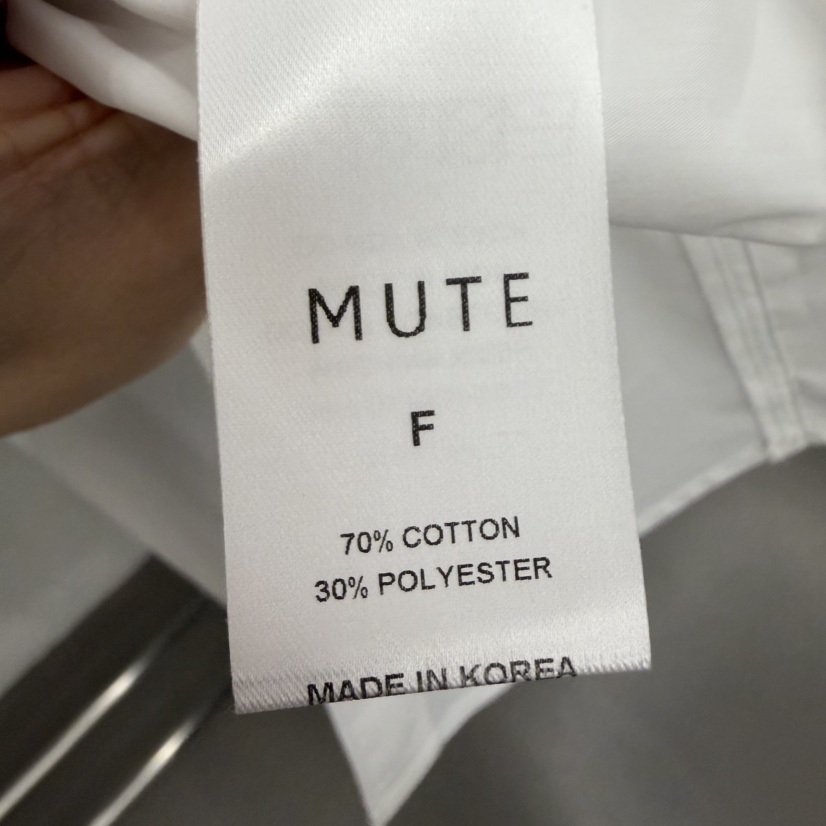 MUTE-P韓國代購女士新款人氣推薦26春夏熱賣時尚襯衫蕾絲衫MUTE襯衫/蕾絲衫