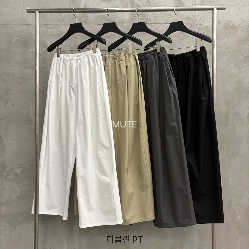 MUTE-P韓國東大門直郵女裝新品人氣熱賣職業26春夏休閑褲MUTE休閑褲