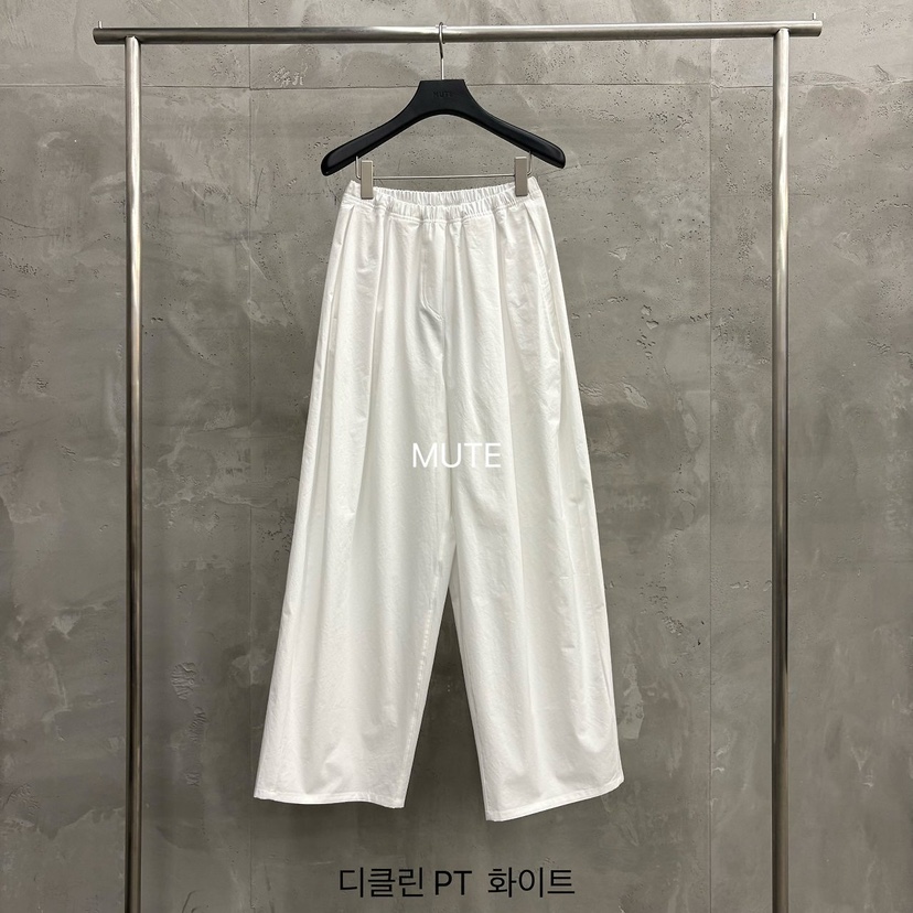 MUTE-P韓國東大門直郵女裝新品人氣熱賣職業26春夏休閑褲MUTE休閑褲圖色1
