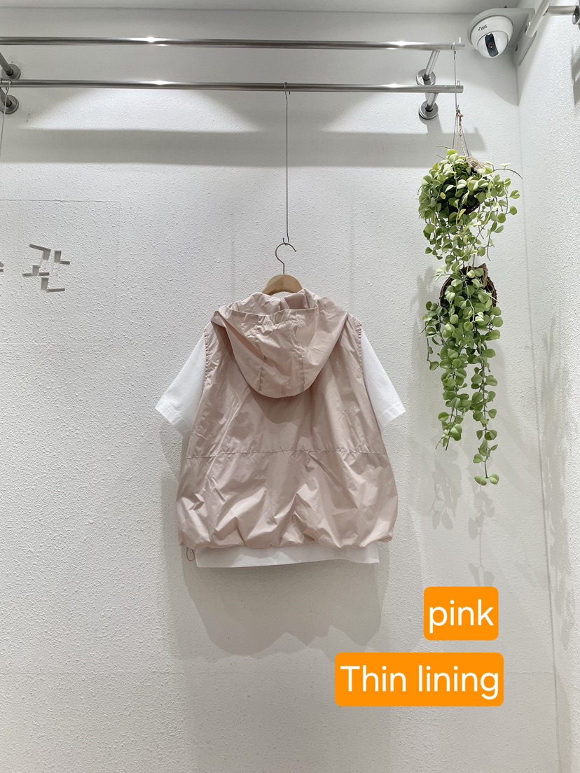 GALLERY-A韓國東大門直郵女裝新款時尚馬甲不含內搭口袋連帽GALLERY馬甲