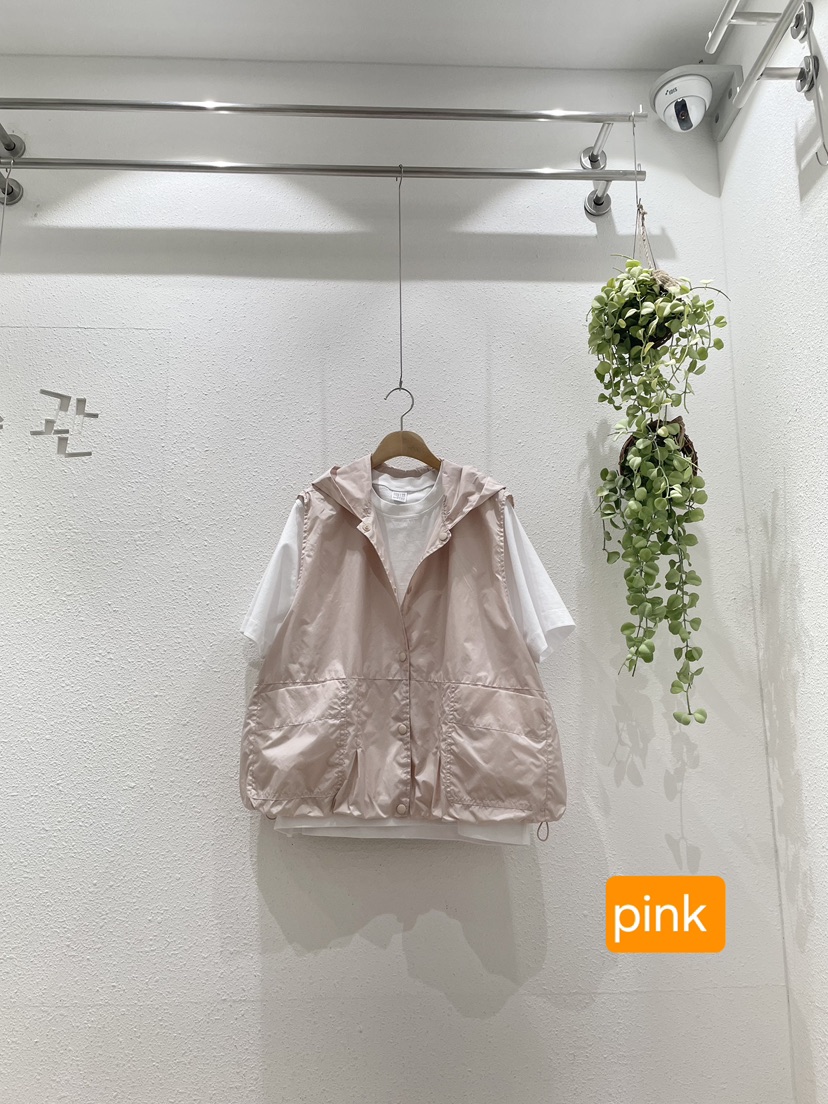 GALLERY-A韓國東大門直郵女裝新款時尚馬甲不含內搭口袋連帽GALLERY馬甲圖色4