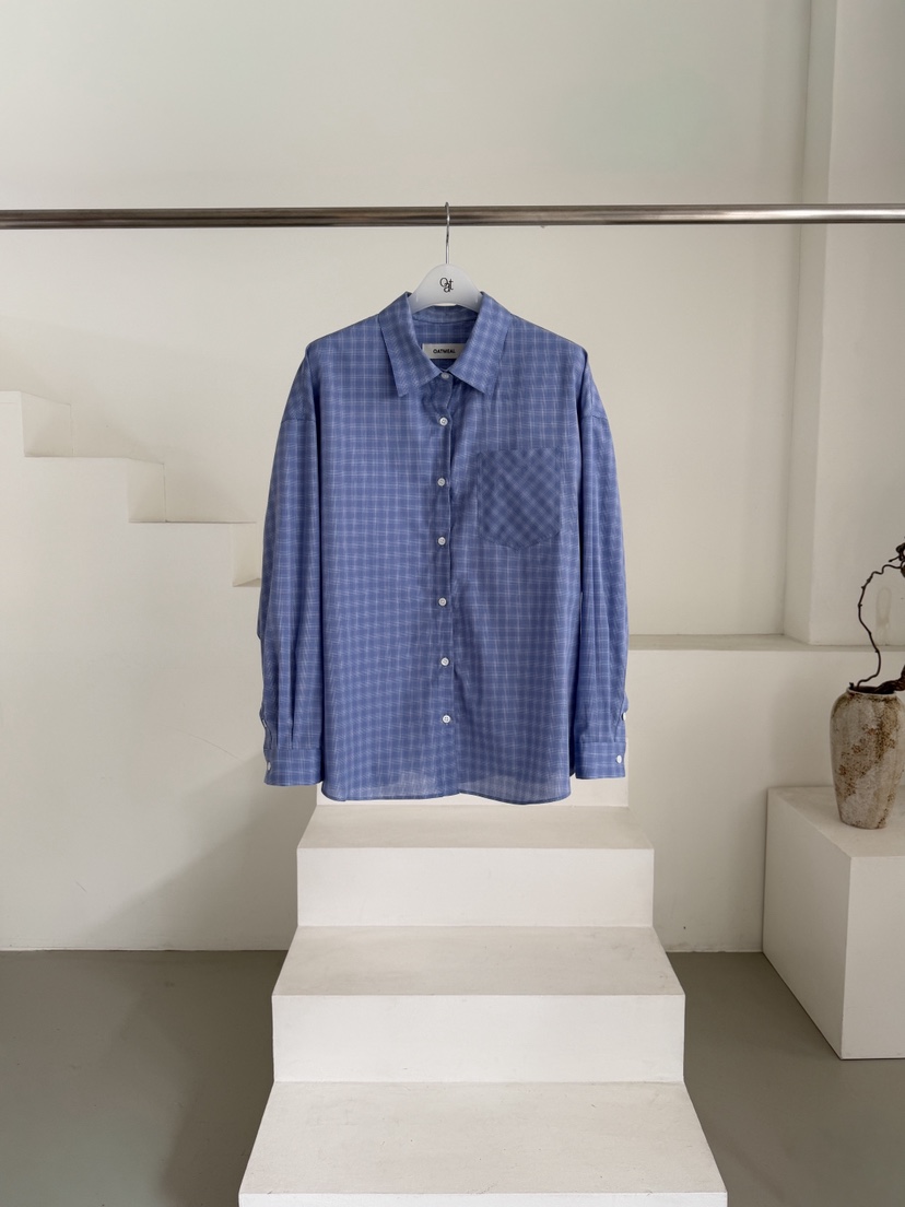 OATMEAL韓國直郵實拍女士新款熱賣26春夏人氣時尚襯衫蕾絲衫OATMEAL襯衫/蕾絲衫圖色2