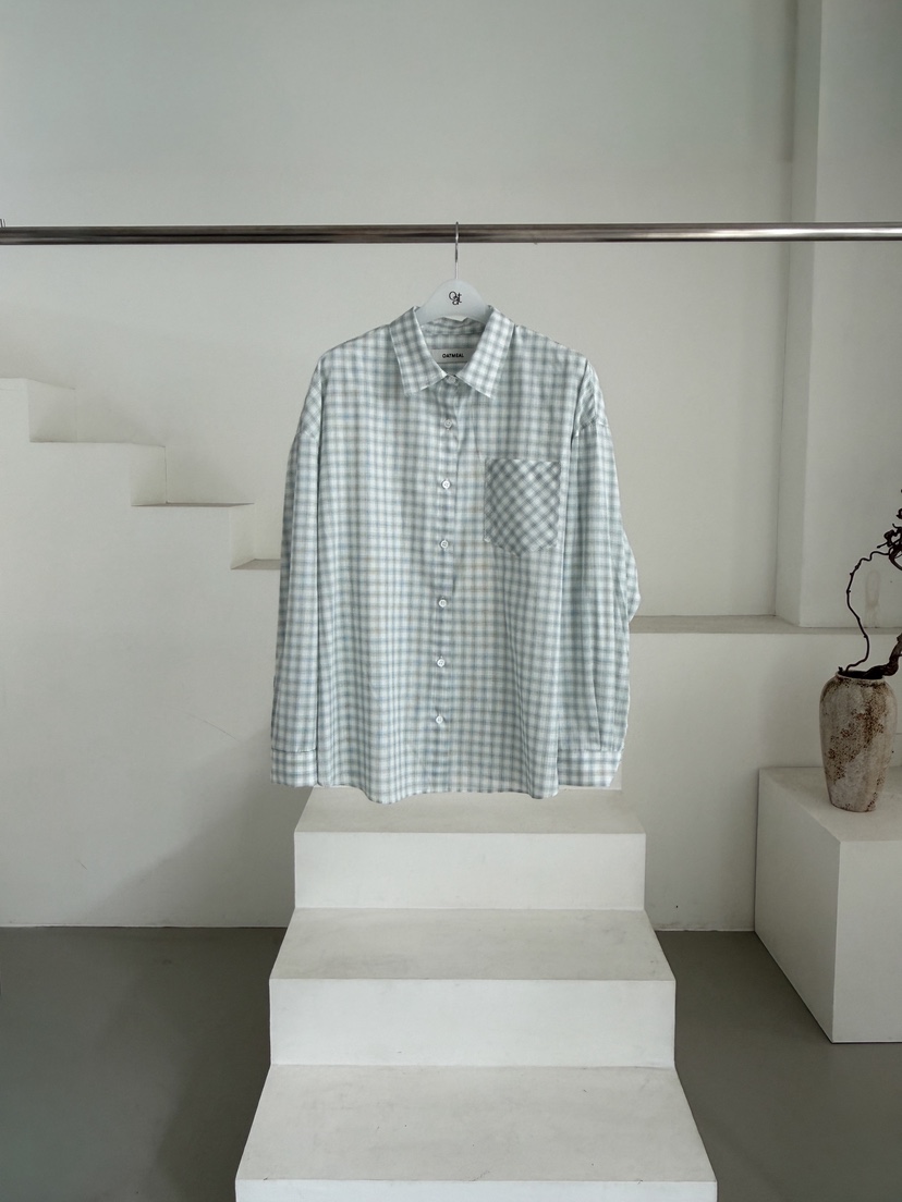 OATMEAL韓國直郵實拍女士新款熱賣26春夏人氣時尚襯衫蕾絲衫OATMEAL襯衫/蕾絲衫圖色3