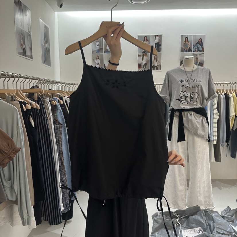 BAGUETTE-P韓國直郵實拍女裝新品推薦26春夏吊帶背心刺繡BAGUETTE-P吊帶/背心圖色2