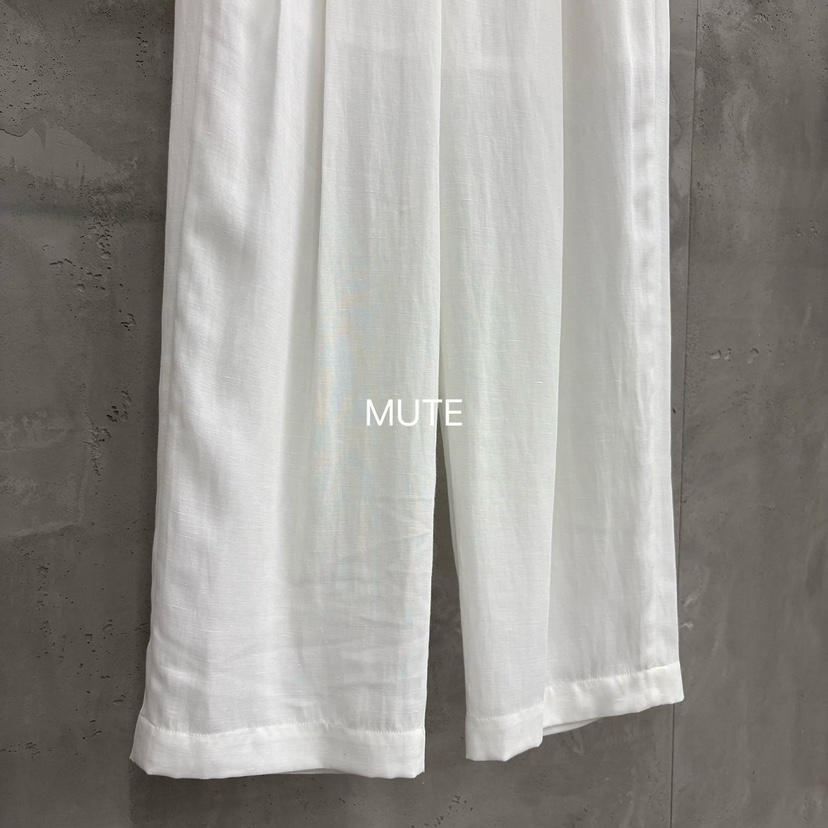 MUTE-P韓國代購女士新款推薦26春夏時尚熱賣職業人氣休閑褲MUTE休閑褲