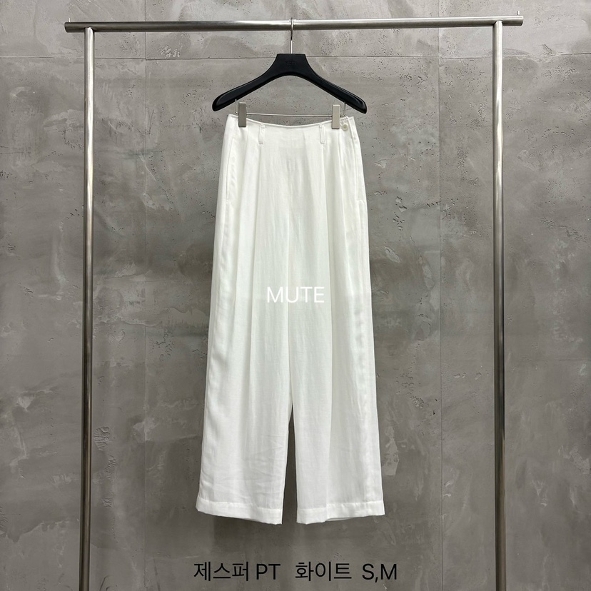 MUTE-P韓國代購女士新款推薦26春夏時尚熱賣職業人氣休閑褲MUTE休閑褲圖色1