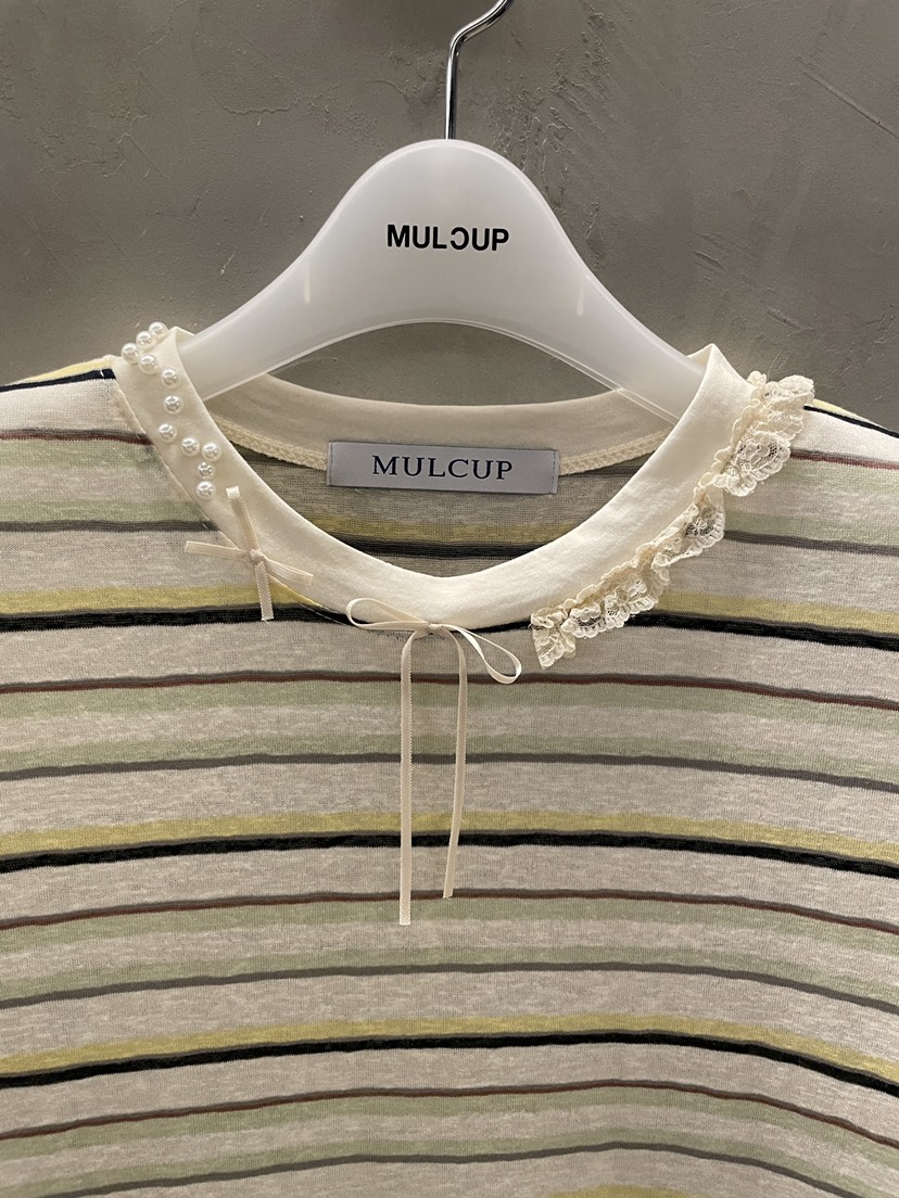 MULCUP韓國東大門代購女士新款時尚休閑26春夏職業推薦T恤MULCUPT恤