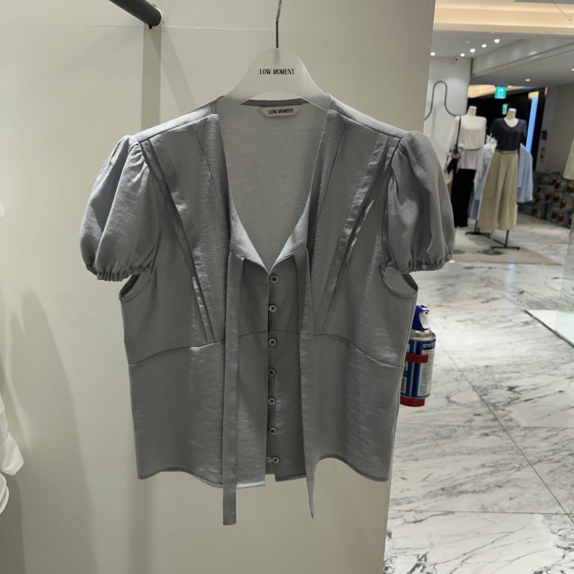 LOW MOMENT韓國東大門代購女士新款推薦26春夏襯衫蕾絲衫LOW MOMENT襯衫/蕾絲衫圖色2