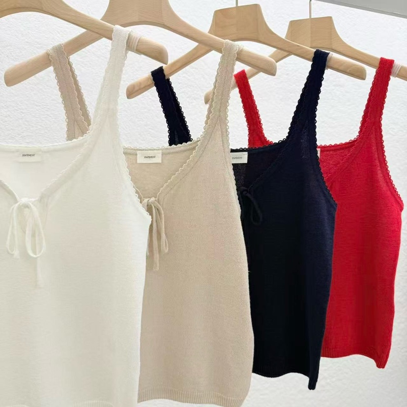 STATEMENT韓國直郵實拍女士新款人氣職業休閑推薦吊帶背心STATEMENT吊帶/背心