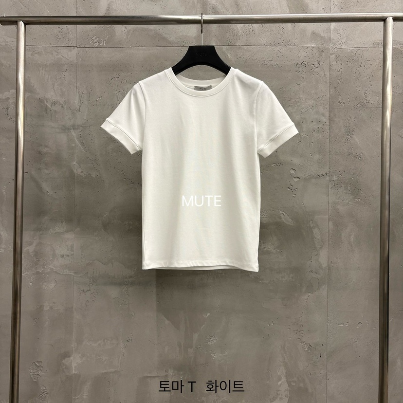 MUTE-P韓國代購女士新款休閑熱賣推薦26春夏人氣時尚T恤MUTET恤圖色1