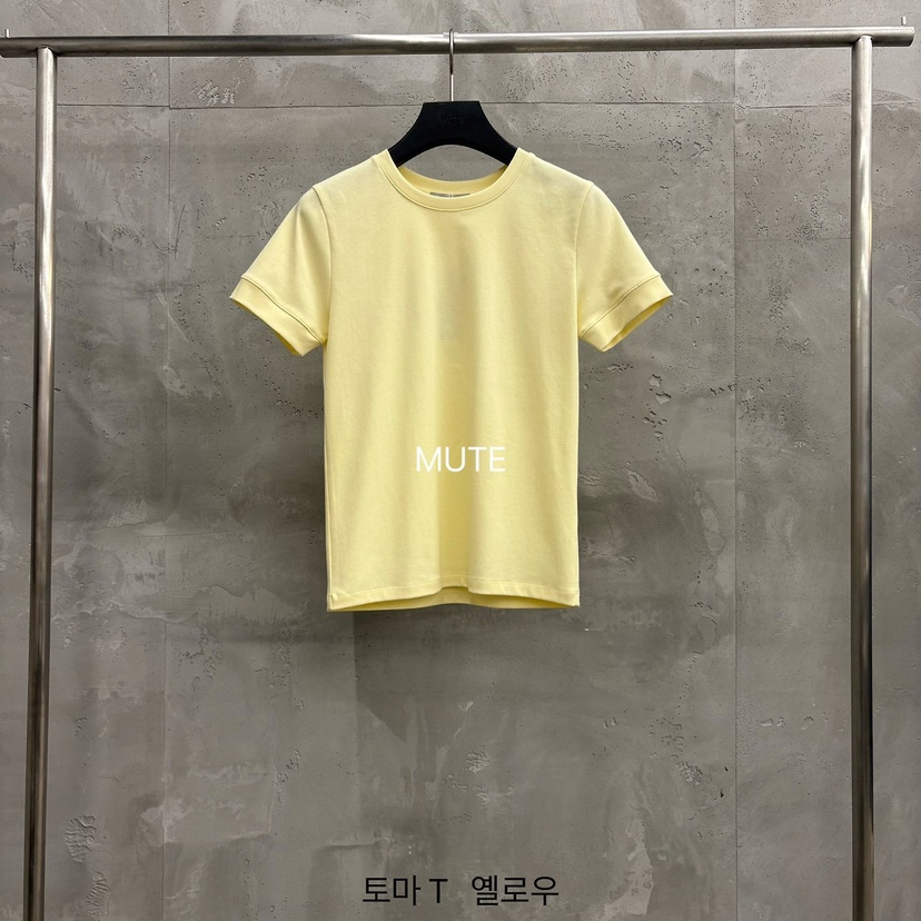 MUTE-P韓國代購女士新款休閑熱賣推薦26春夏人氣時尚T恤MUTET恤圖色7