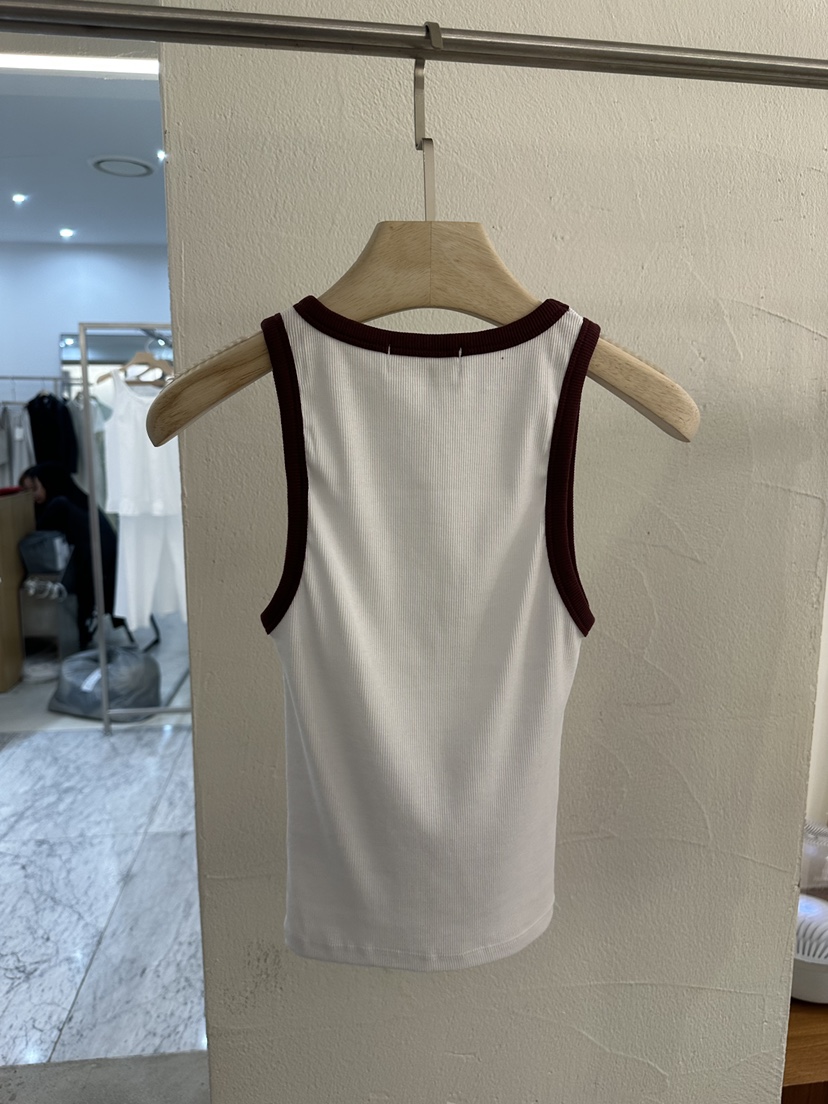 BPLAN韓國直郵實拍女士新款26春夏休閑時尚職業吊帶背心撞色BPLAN吊帶/背心