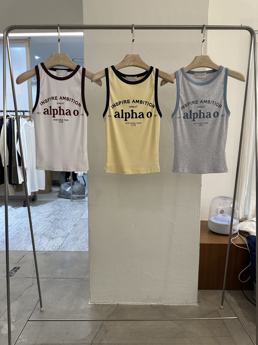 BPLAN韓國直郵實拍女士新款26春夏休閑時尚職業吊帶背心撞色BPLAN吊帶/背心