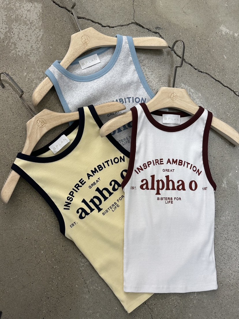 BPLAN韓國直郵實拍女士新款26春夏休閑時尚職業吊帶背心撞色BPLAN吊帶/背心