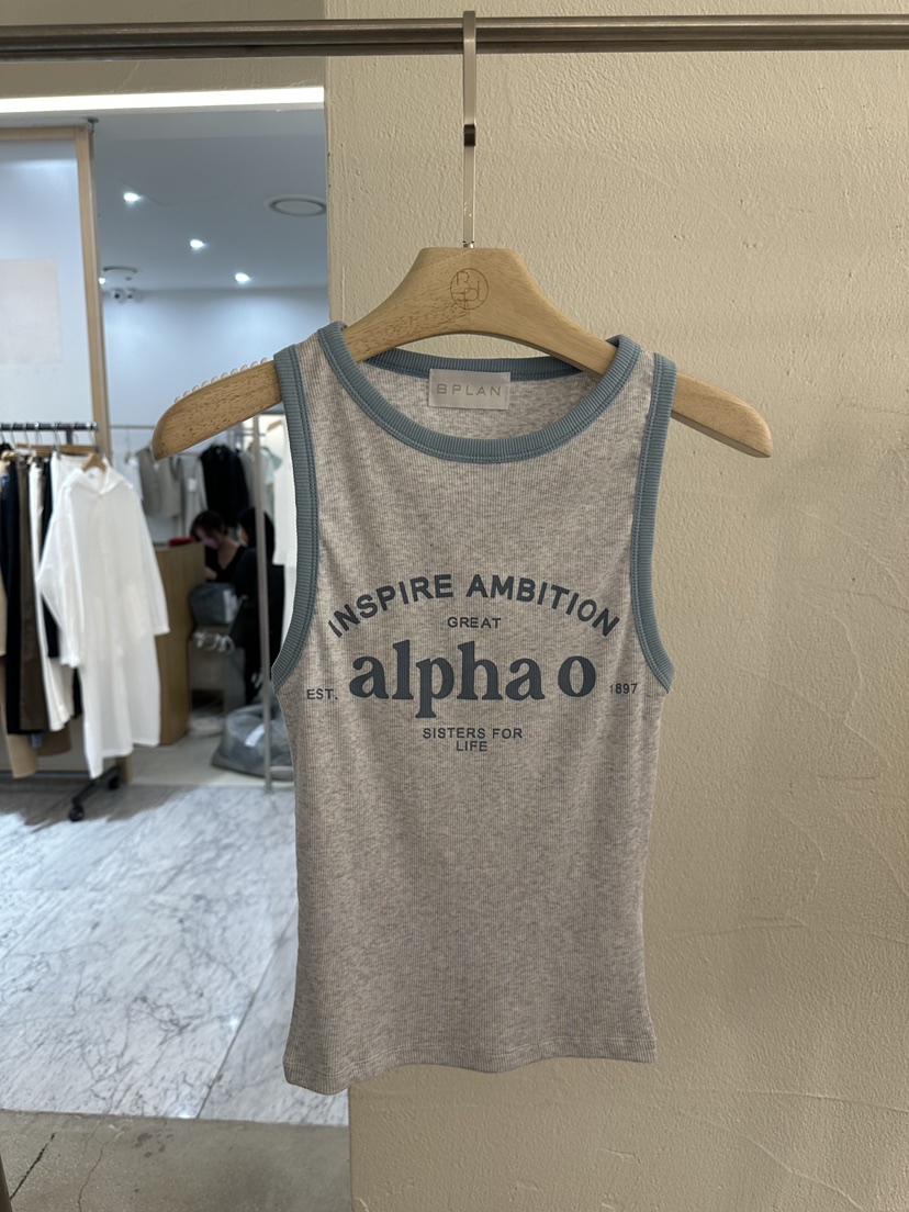 BPLAN韓國直郵實拍女士新款26春夏休閑時尚職業吊帶背心撞色BPLAN吊帶/背心圖色3