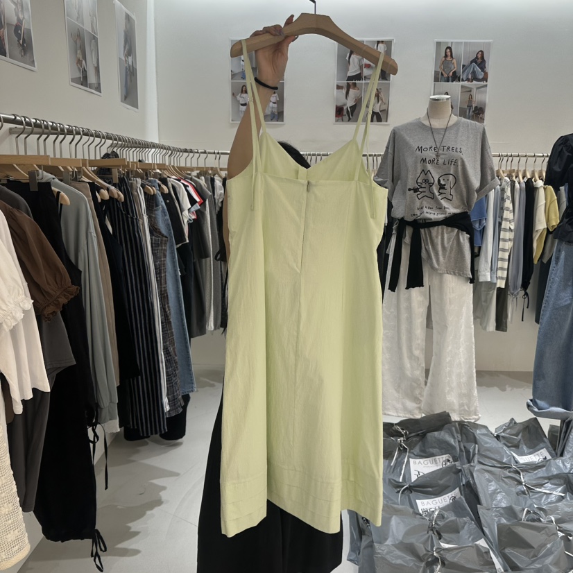 BAGUETTE-P韓國東大門代購女士新品26春夏連衣裙不含項鏈BAGUETTE-P連衣裙
