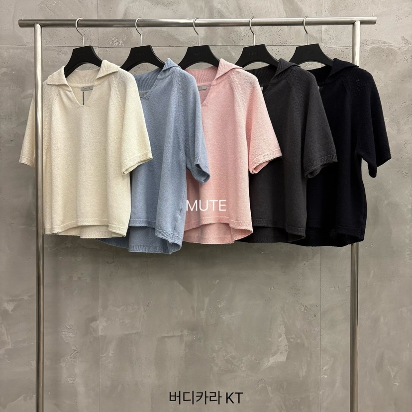 MUTE-P韓國直郵實拍女士新品26春夏職業時尚休閑人氣針織衫MUTE針織衫