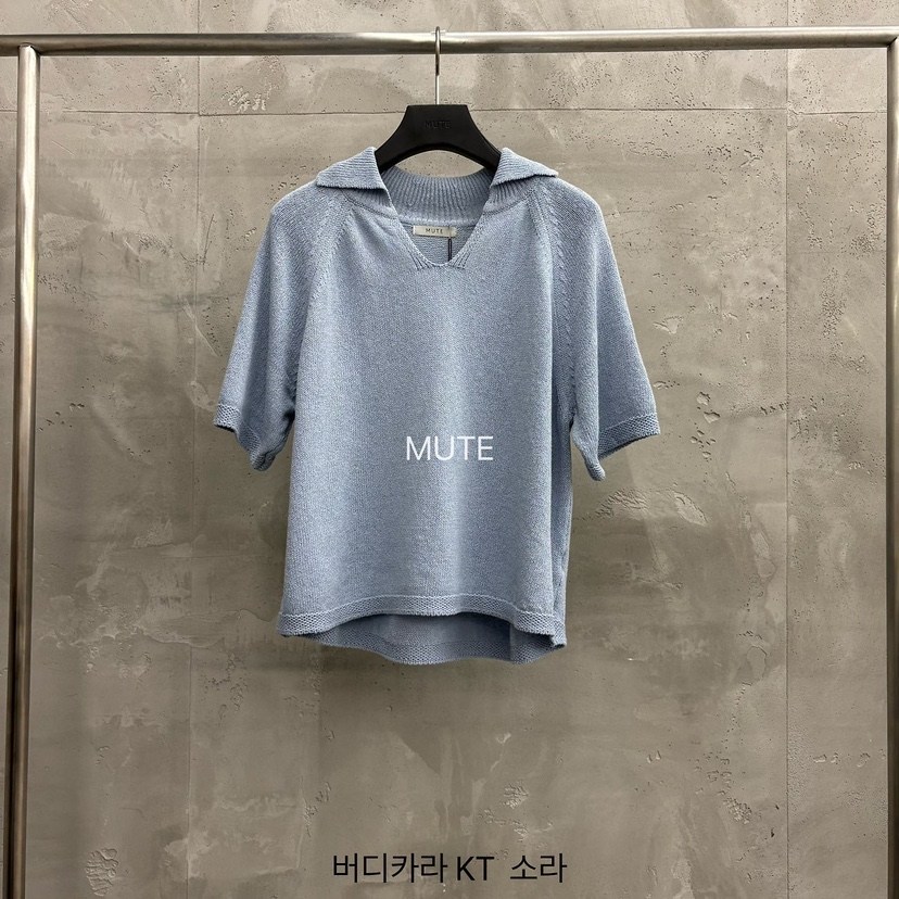 MUTE-P韓國直郵實拍女士新品26春夏職業時尚休閑人氣針織衫MUTE針織衫圖色2