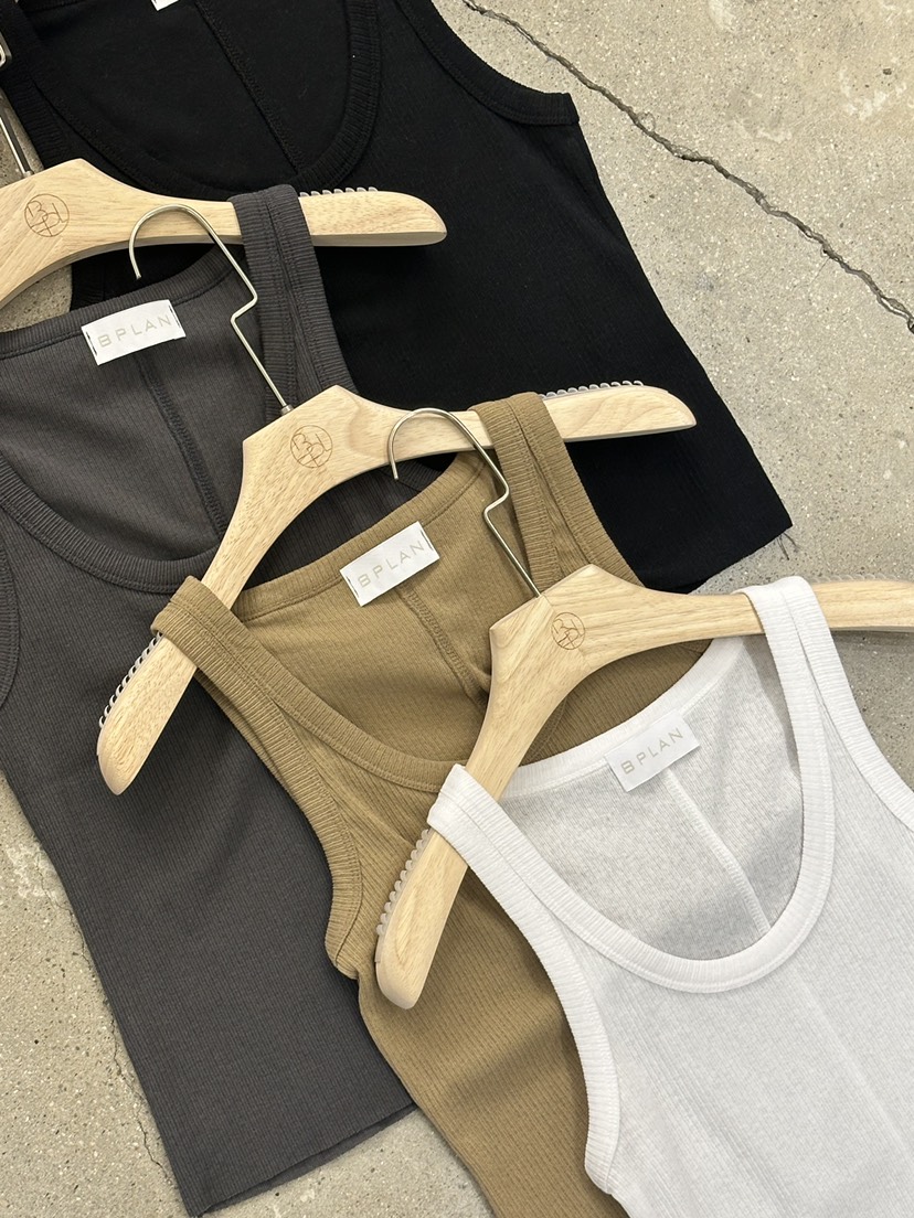 BPLAN韓國直郵實拍女裝新款休閑人氣熱賣時尚推薦吊帶背心BPLAN吊帶/背心