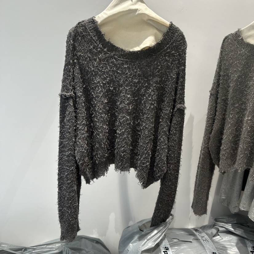 JANE BIRKIN韓國東大門代購女裝新款休閑26春夏時尚針織衫JANE BIRKIN設計師品牌針織衫圖色2墨色