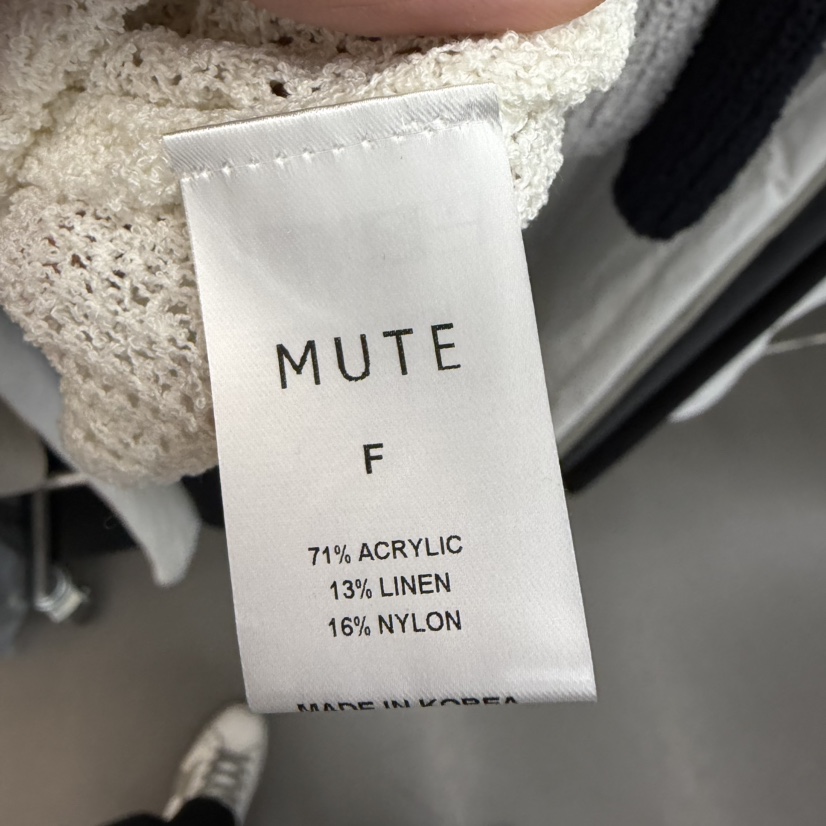 MUTE-P韓國直郵實拍女裝新品26春夏職業熱賣人氣推薦針織衫MUTE針織衫