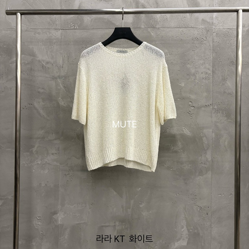 MUTE-P韓國直郵實拍女裝新品26春夏職業熱賣人氣推薦針織衫MUTE針織衫圖色1白色