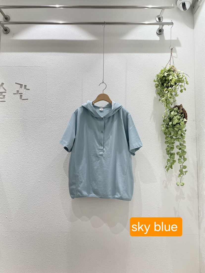 GALLERY-A韓國東大門直郵女士新品人氣職業襯衫蕾絲衫連帽GALLERY襯衫/蕾絲衫圖色3