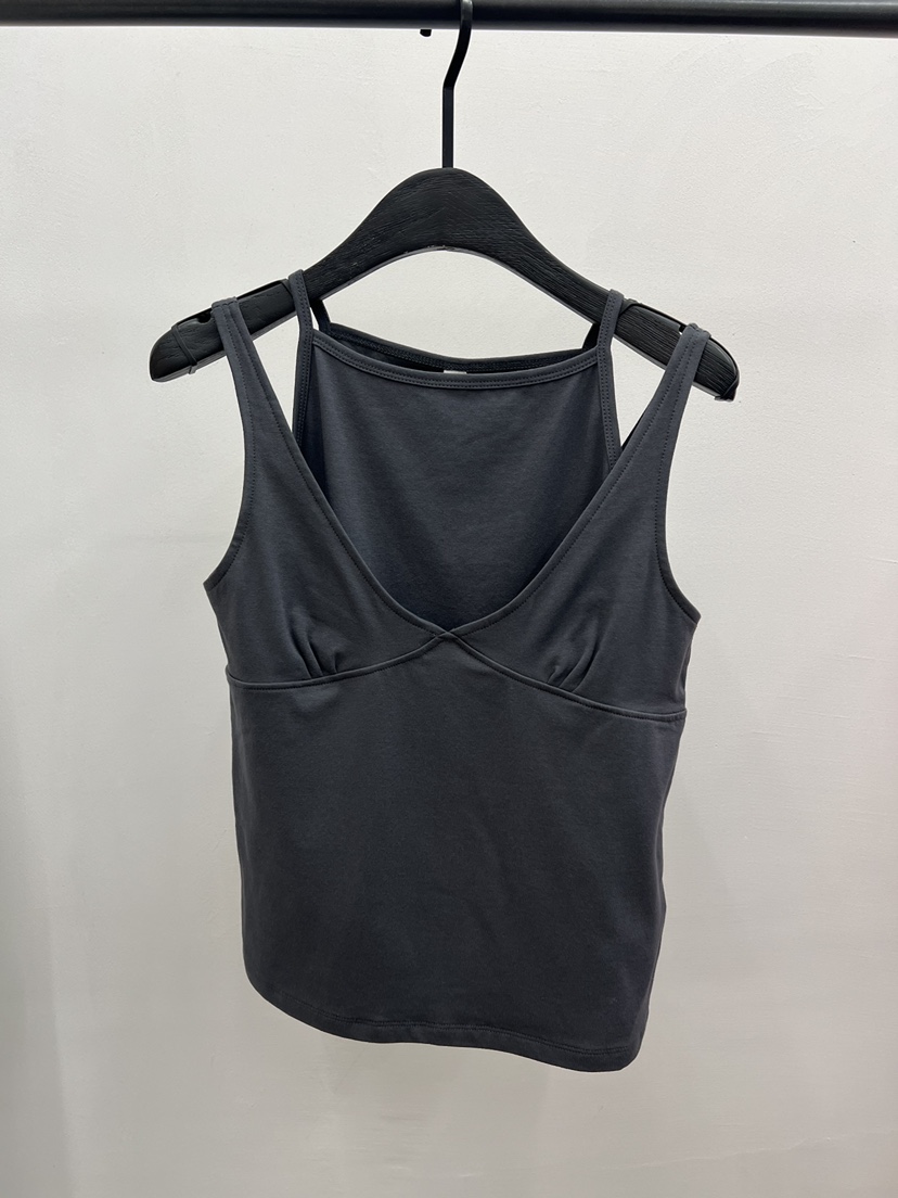 UNANSWERED-MYSTERY/FIFO韓國東大門代購女裝新款人氣吊帶背心多層UNANSWERED-MYSTERY/FIFO吊帶/背心圖色4墨色