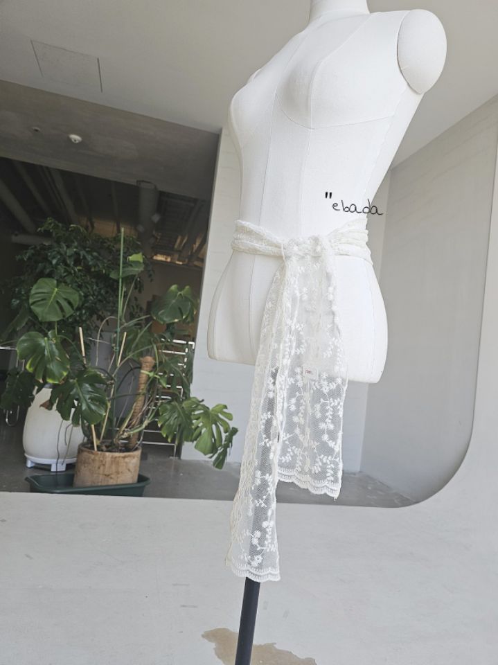EBADA韓國直郵女裝新品時尚26春夏職業人氣推薦圍巾披肩蕾絲EBADA圍巾/披肩