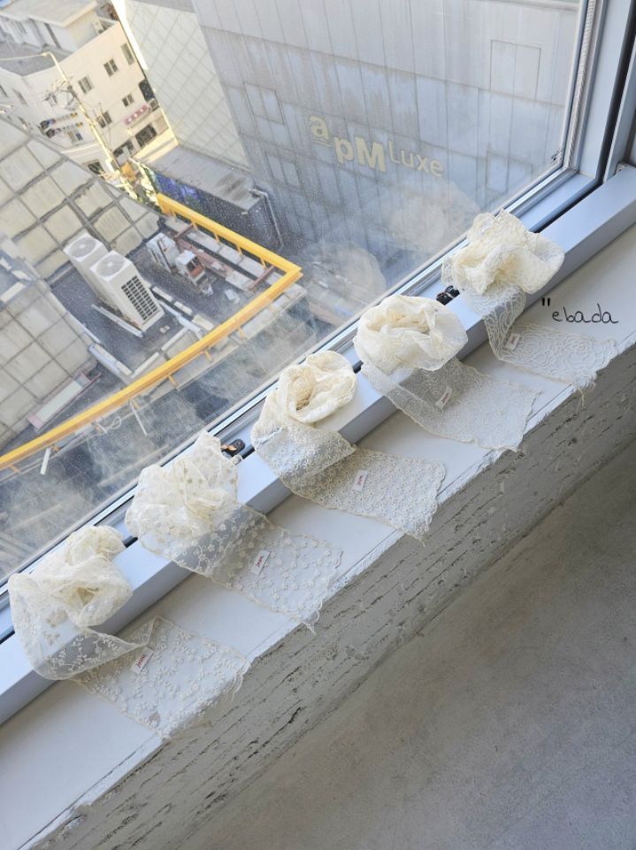 EBADA韓國直郵女裝新品時尚26春夏職業人氣推薦圍巾披肩蕾絲EBADA圍巾/披肩