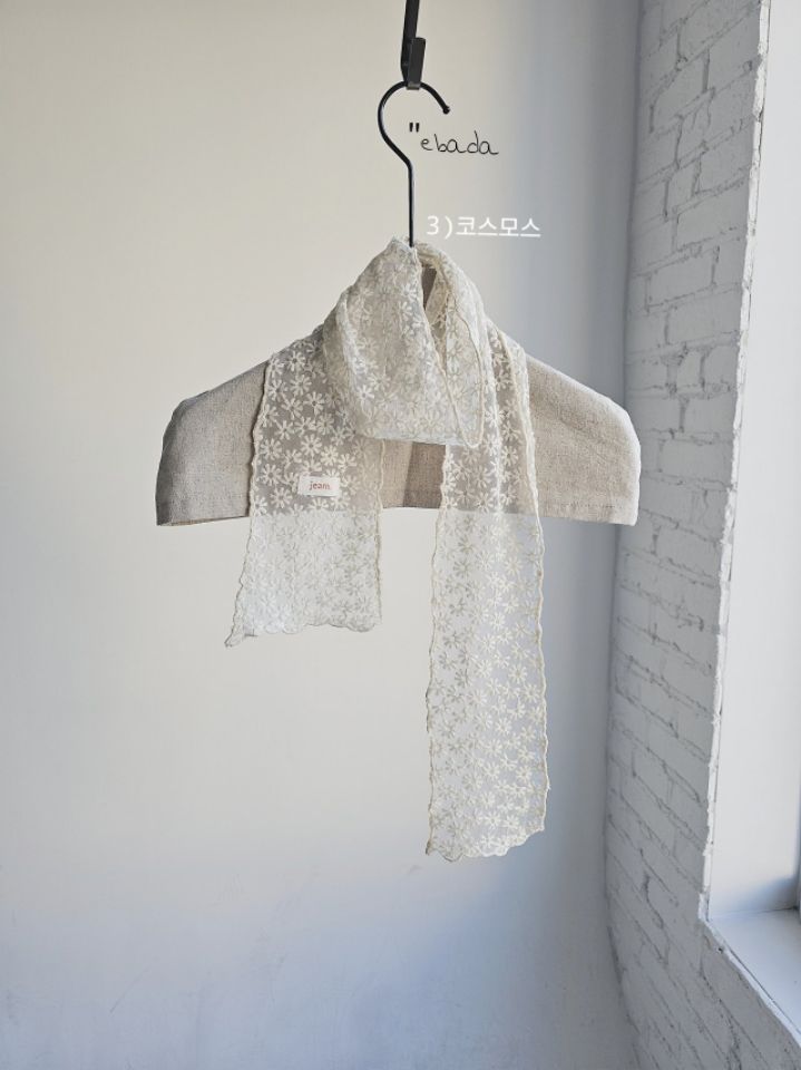EBADA韓國直郵女裝新品時尚26春夏職業人氣推薦圍巾披肩蕾絲EBADA圍巾/披肩圖色5