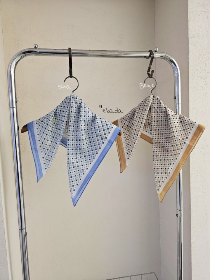 EBADA韓國代購女士新款26春夏人氣時尚推薦休閑圍巾披肩棉EBADA圍巾/披肩