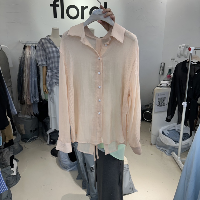 FLORAL韓國東大門代購女士新款休閑時尚熱賣推薦襯衫蕾絲衫FLORAL襯衫/蕾絲衫圖色2