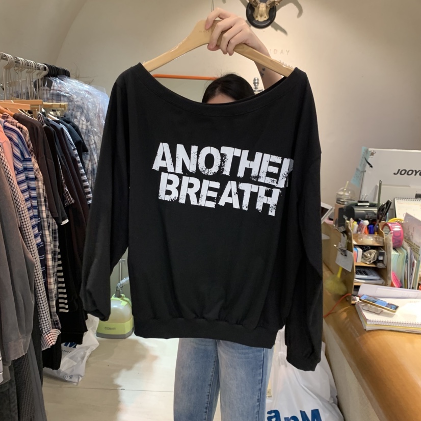 BLACKFRIDAY韓國東大門代購女士新品職業26春夏人氣長袖T恤BLACK FRIDAY長袖T恤圖色3