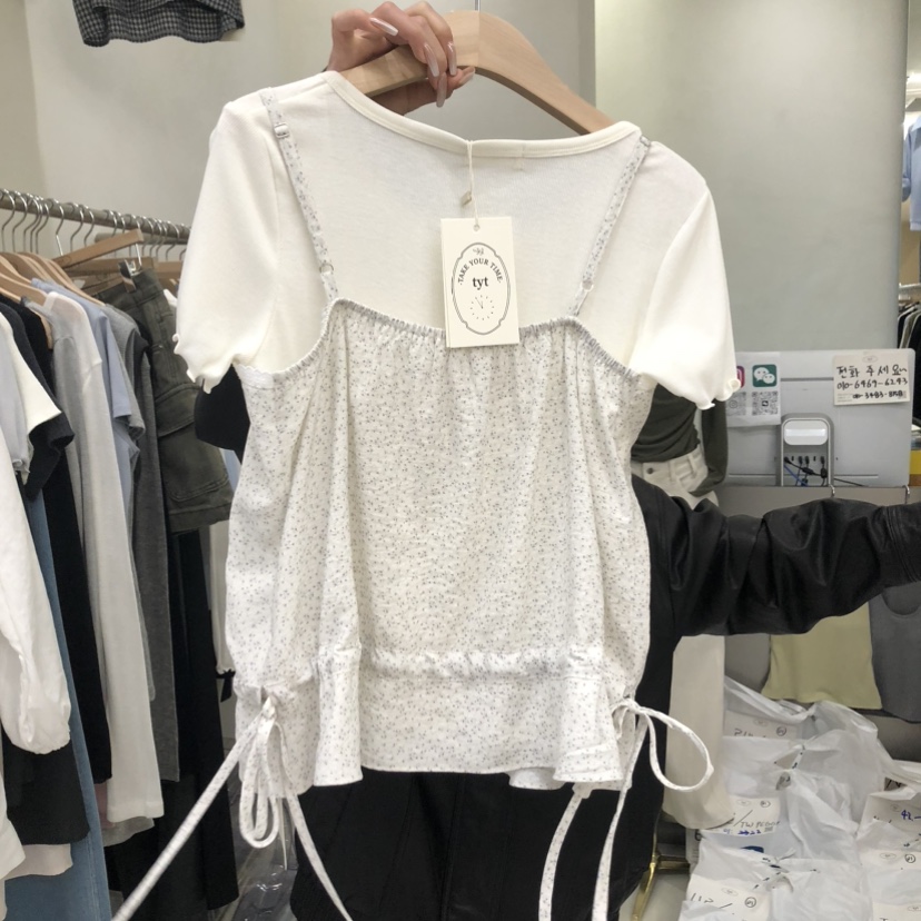 TAKE YOUE TIME韓國東大門代購女裝新品時尚吊帶背心不含內搭TAKE YOUE TIME吊帶/背心