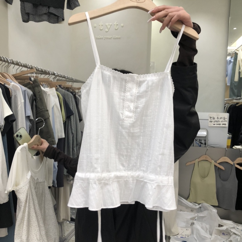 TAKE YOUE TIME韓國東大門代購女裝新品時尚吊帶背心不含內搭TAKE YOUE TIME吊帶/背心圖色2