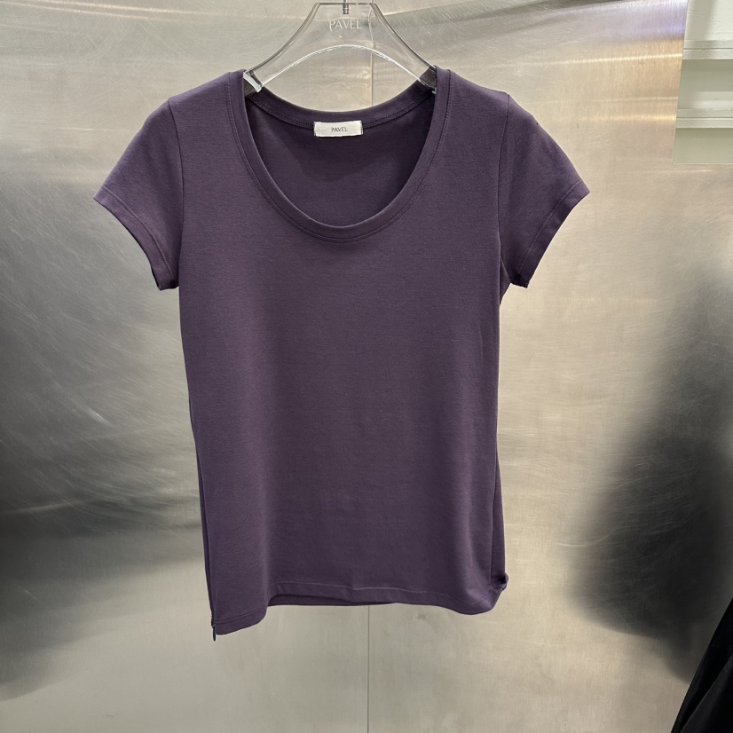 PAVEL韓國直郵女士新品時尚26春夏休閑熱賣人氣推薦職業T恤PAVELT恤圖色3