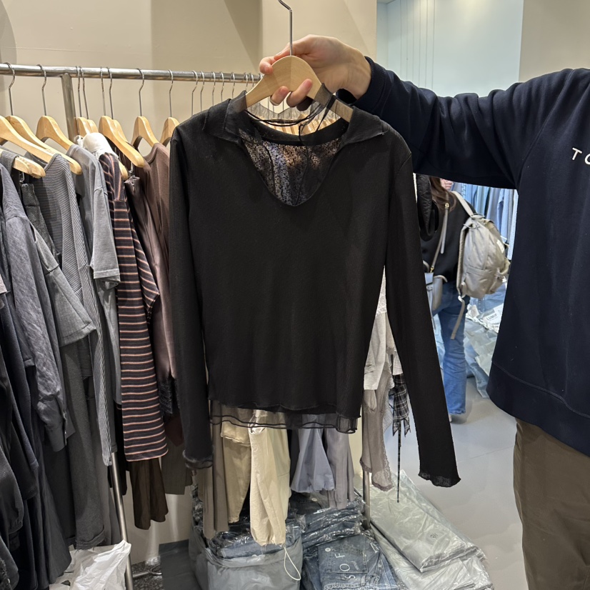 SOF韓國代購女裝新款26春夏推薦職業時尚人氣休閑長袖T恤SOF長袖T恤圖色3