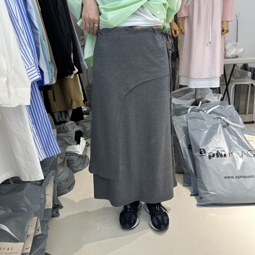 FLORAL韓國代購女裝新款熱賣推薦26春夏職業時尚人氣長裙FLORAL長裙圖色2